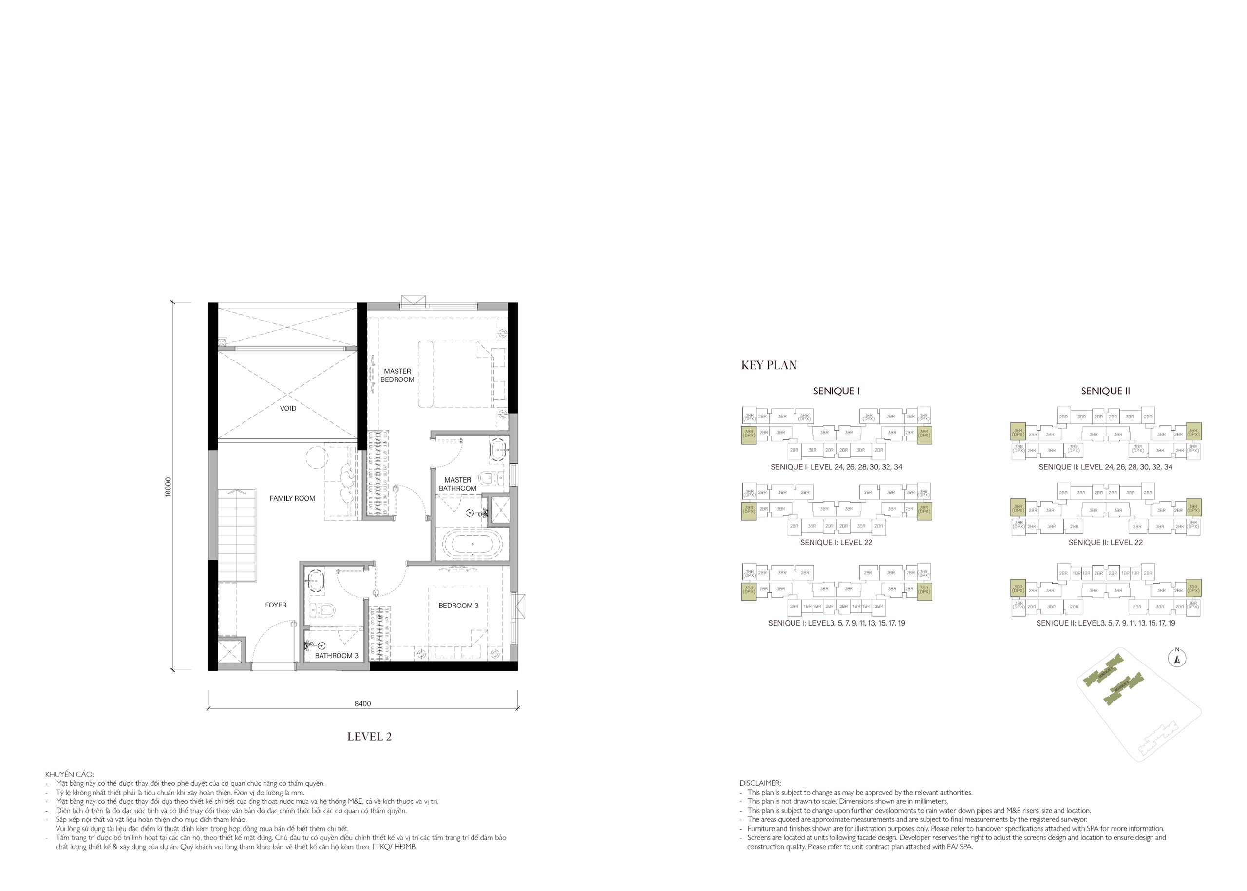 Căn hộ Duplex 133m2 tầng 2 The Senique Hanoi