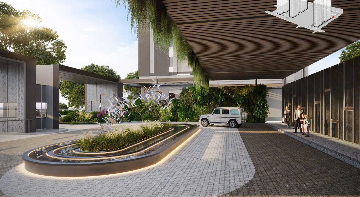 Sảnh cư dân The Senique Hanoi