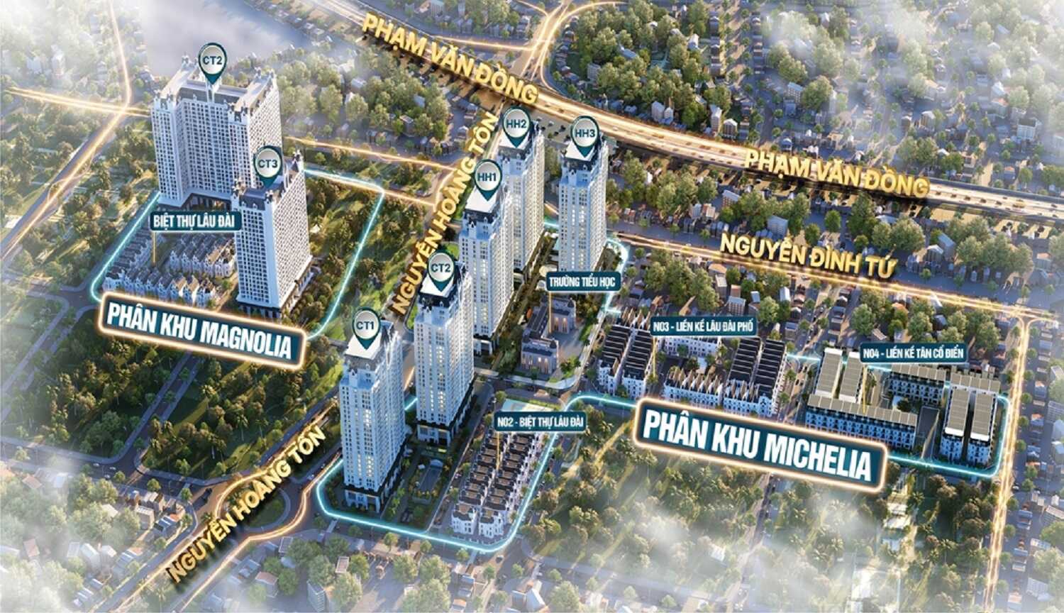 Chung cư Jade Square – Chạm đến chuẩn mực sống thịnh vượng giữa lòng Thủ đô 9 Vị trí vàng giữa trung tâm năng động